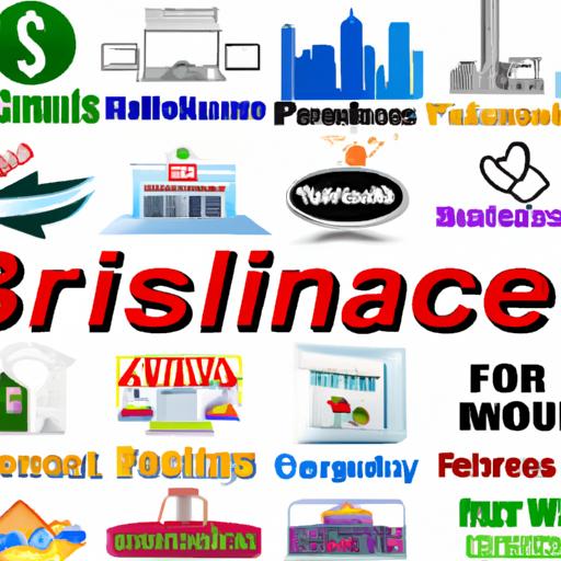 Collage of various industry sectors featuring popular franchise businesses.
